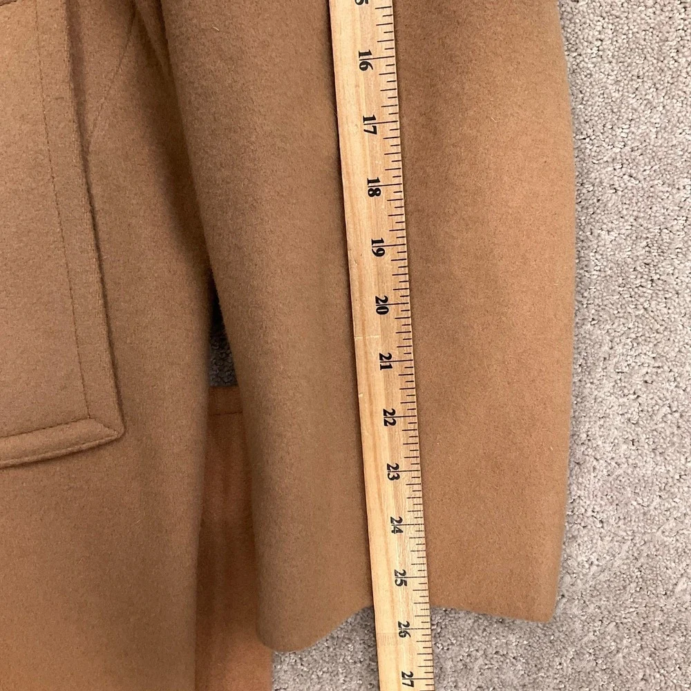 London Fog Overcoat Mens 42R Camel Tan Traditional Preppy‎ Wool Academia VTG USA